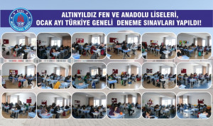 ALTINYILDIZ FEN VE ANADOLU LİSELERİ, OCAK AYI TÜRKİYE GENELİ DENEME SINAVLARI YAPILDI!