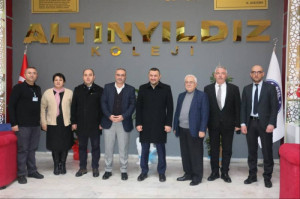 MİLLETVEKİLİ MUSTAFA AÇIKGÖZ ALTINYILDIZ KOLEJİNİ ZİYARET ETTİ