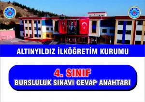 4. SINIFLAR BURSLULUK SINAVI CEVAP ANAHTARI
