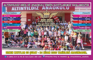 NEVŞEHİR’İN EN İYİ KOLEJİ SEÇİLEN ALTINYILDIZ KOLEJİ KREŞ VE ANAOKULU’NDA ERKEN KAYIT DÖNEMİ BAŞLADI.
