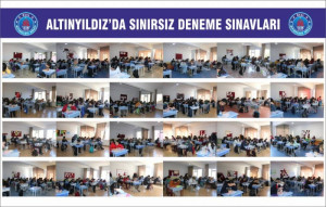 ALTINYILDIZ’DA SINIRSIZ DENEME SINAVLARI