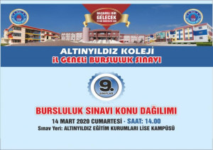9. SINIF BURSLULUK KONU DAĞILIMLARI