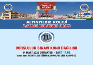 11. SINIF BURSLULUK KONU DAĞILIMLARI