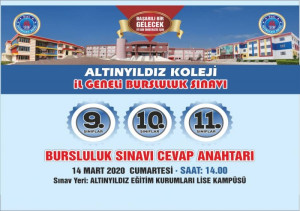 9.10.11. SINIFLAR BURSLULUK SINAVI CEVAP ANAHTARI