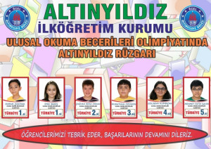 ULUSAL OKUMA BECERİLERİ SINAVINDA ALTINYILDIZ RÜZGARI