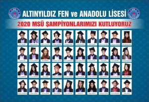 ALTINYILDIZLILARIN 2020 MSÜ BAŞARISI GÖZ KAMAŞTIRDI. MSÜ ŞAMPİYONLARIMIZI KUTLUYORUZ