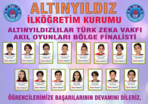ALTINYILDIZLILAR AKIL OYUNLARI BÖLGE FİNALİNDE