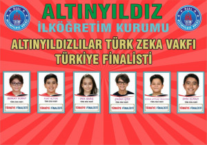 ALTINYILDIZLILAR TÜRK ZEKA VAKFI TÜRKİYE FİNALLERİNDE