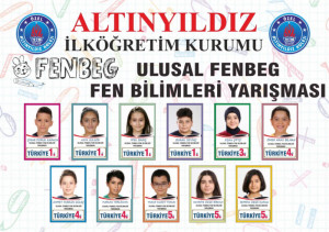 ULUSAL FEN BİLİMLERİ YARIŞMASINDA ALTINYILDIZ FARKI