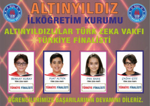 ALTINYILDIZLILAR TÜRKİYE FİNALLERİNDE
