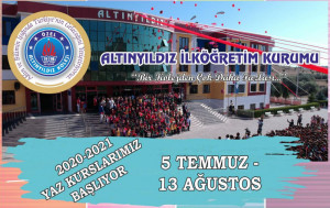 ALTINYILDIZDA YAZ OKULU BAŞLIYOR