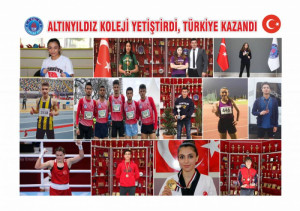 ALTINYILDIZ KOLEJİ YETİŞTİRDİ, TÜRKİYE KAZANDI