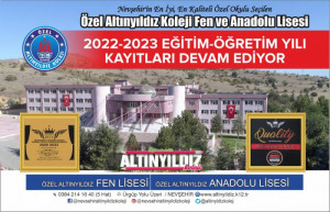 ALTINYILDIZ FEN VE ANADOLU LİSELERİNDE 2022-2023 KAYITLARI BAŞLADI