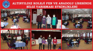 ALTINYILDIZ KOLEJİ FEN VE ANADOLU LİSESİNDE BİLGİ YARIŞMASI ETKİNLİKLERİ