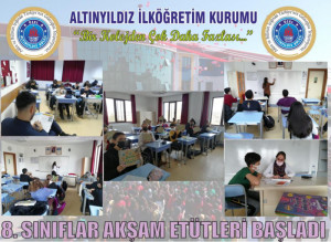 ALTINYILDIZ’DA 8.SINIFLAR LGS KAMPINDA