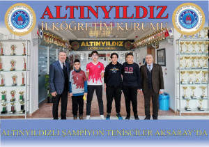 ALTINYILDIZLI ŞAMPİYON TENİSCİLER AKSARAY’DA