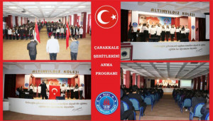 ALTINYILDIZ FEN VE ANADOLU LİSESİNDE ÇANAKKALE ŞEHİTLERİNİ ANMA PROGRAMI
