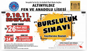 LİSE 9.10. VE 11.SINIFLARDA BÜYÜK SINAV BU HAFTA SONU GERÇEKLEŞECEK