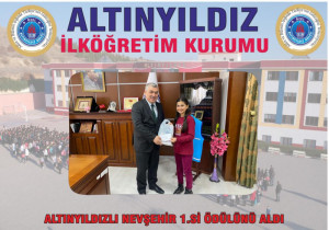 ALTINYILDIZLI NEVŞEHİR 1.Sİ ÖDÜLÜNÜ ALDI