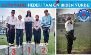 ALTINYILDIZ KOLEJLİLER HEDEFİ ON İKİDEN VURDU GELENEKSEL TÜRK OKÇULUĞUNDA ALTINYILDIZ BİRİNCİLİĞİ