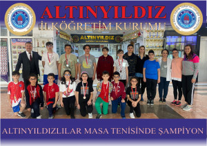 ALTINYILDIZLILAR MASA TENİSİNDE ŞAMPİYON