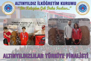 ALTINYILDIZLILAR TÜRKİYE FİNALİSTİ