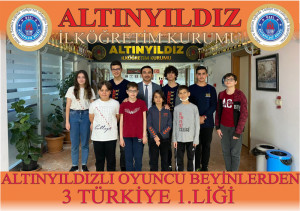 ALTINYILDIZLI OYUNCU BEYİNLERDEN 3 TÜRKİYE 1.LİĞİ