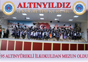 95 ALTINYÜREKLİ İLKOKULDAN MEZUN OLDU