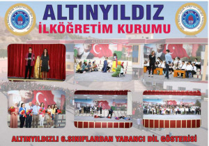 ALTINYILDIZLI 6.SINIFLARDAN YABANCI DİL GÖSTERİSİ