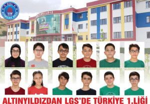 ALTINYILDIZDAN LGS’DE TÜRKİYE 1.LİĞİ