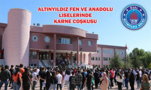 ALTINYILDIZ FEN VE ANADOLU LİSELERİNDE KARNE COŞKUSU!!!