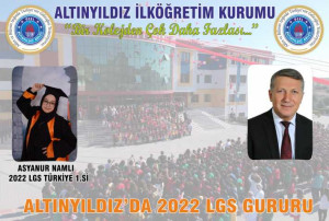 ALTINYILDIZDA 2022 LGS TÜRKİYE 1.LİĞİ
