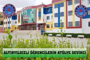 ALTINYILDIZLI ÖĞRENCİLERİN ATÖLYE SEVİNCİ