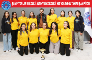 “ŞAMPİYONLARIN KOLEJİ” ALTINYILDIZ KOLEJİ KIZ VOLEYBOL TAKIMI ŞAMPİYON!!!