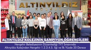 ALTINYILDIZ KOLEJİNİN ŞAMPİYON ÖĞRENCİLERİ