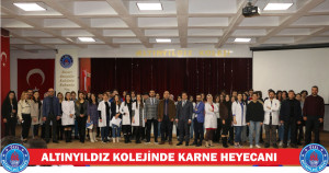 ALTINYILDIZ KOLEJİNDE KARNE HEYECANI