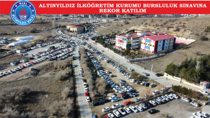 ALTINYILDIZ İLKÖĞRETİM KURUMU BURSLULUK SINAVINA REKOR KATILIM