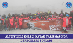 ALTINYILDIZ KOLEJİ KAYAK YARIŞMASINDA DERECELERİ TOPLADI