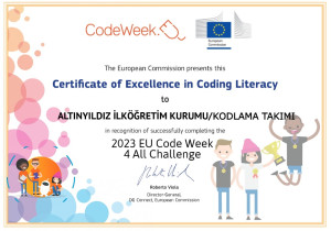 ALTINYILDIZDA CODE WEEK BELGESİ ALMAYA HAK KAZANDI