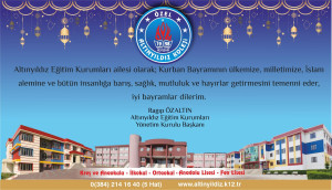 ALTINYILDIZ EĞİTİM KURUMLARI YÖNETİM KURULU BAŞKANI RAGIP ÖZALTIN’DAN BAYRAM MESAJI