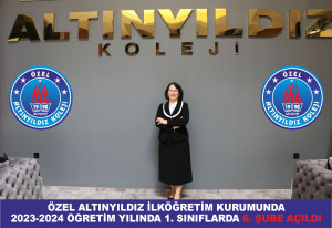 ALTINYILDIZ İLKÖĞRETİM KURUMU 2023-2024 ÖĞRETİM YILINDA 1. SINIFLARDA 6. ŞUBE AÇILDI