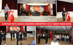 ALTINYILDIZ KOLEJİ FEN VE ANADOLU LİSELERİNDE CUMHURİYETİN 100.YIL KUTLAMA PROGRAMI