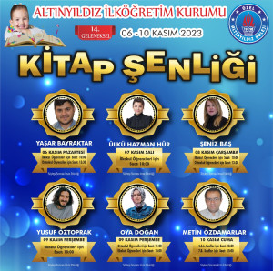 ALTINYILDIZDA 14. GELENEKSEL KİTAP ŞENLİĞİ BAŞLIYOR