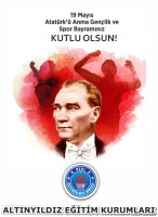 19 Mayıs Atatürk'ü Anma Gençlik ve Spor Bayramınız Kutlu Olsun