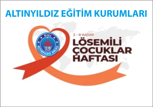 2-8 KASIM LÖSEMİLİ ÇOCUKLAR HAFTASI