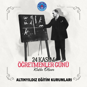 Altınyıldız Eğitim Kurumları olarak, tüm öğretmenlerimizin Öğretmenler Günü'nü kutluyoruz.