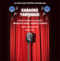 Altınyıldız Koleji Fen ve Anadolu Lisesinde  “Mikrofon Sende, Cesaret Sesinde” Temalı Karaoke Yarışması