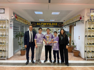 ALTINYILDIZ İLKÖĞRETİM KURUMU YILDIZ ERKEKLER TAKIMIMIZDAN İL DERECESİ