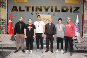 ALTINYILDIZ KOLEJİ FEN VE ANADOLU LİSESİ   OKULLAR ARASI BİLEK GÜREŞİNDE   NEVŞEHİR ŞAMPİYONU