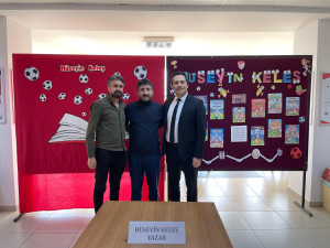 ALTINYILDIZ İLKÖĞRETİM KURUMUNDA YAZAR SÖYLEŞİLERİ DEVAM EDİYOR